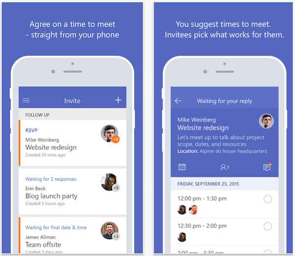 Microsoft Garage dévoile une nouvelle application iOS : Invite