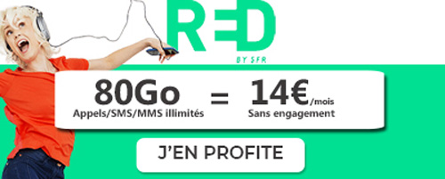 Forfait RED 80Go
