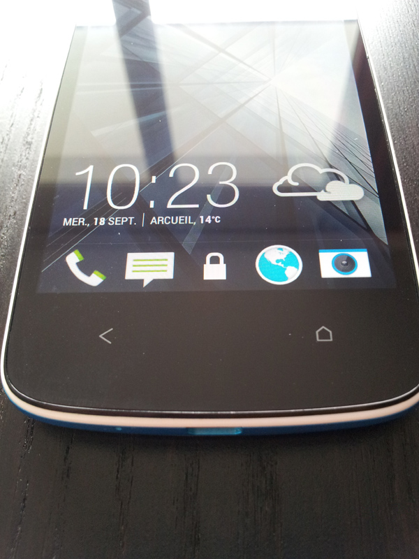Test HTC Desire 500 écran