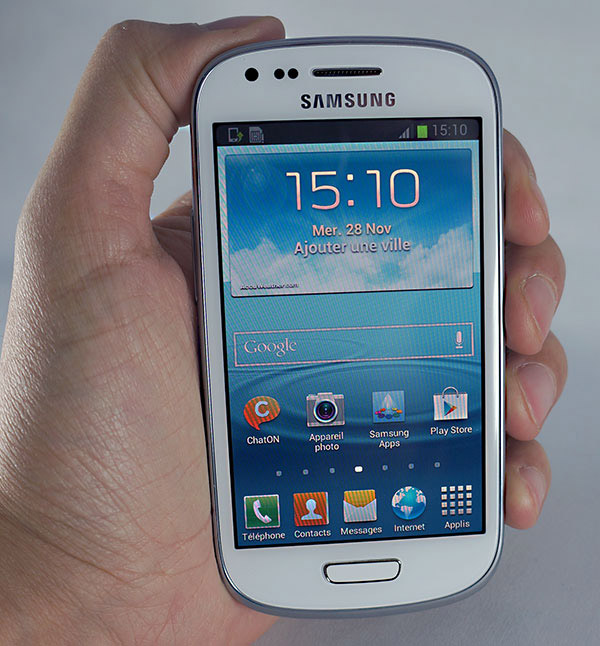 Samsung Galaxy S3 mini : prise en main