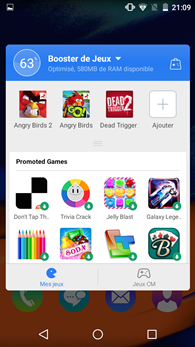 Wiko Rainbow Up : Booster pour jeux