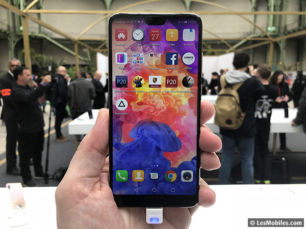 Huawei présente le P20 avec encoche, double capteur et grand écran