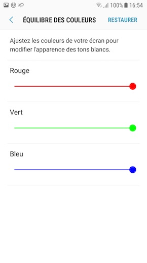 Samsung Galaxy J5 (2017) interface