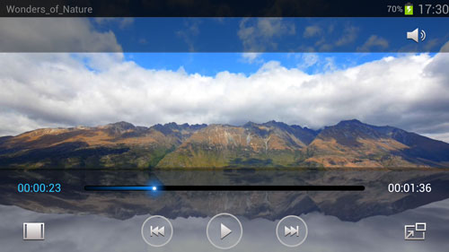 Test Samsung Galaxy S3 : lecteur vidéo