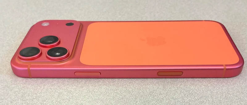 iPhone 17 Pro couleur changeante