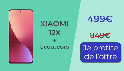 Xiaomi 12X écouteurs promotion