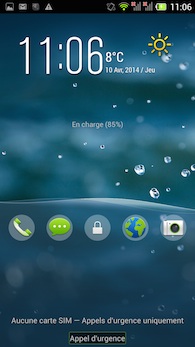 Acer Liquid E3 écran verouillé