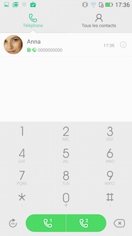 Hisense H910 interface