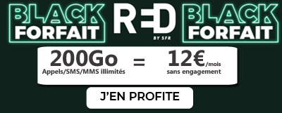 RED Black Forfait 200Go