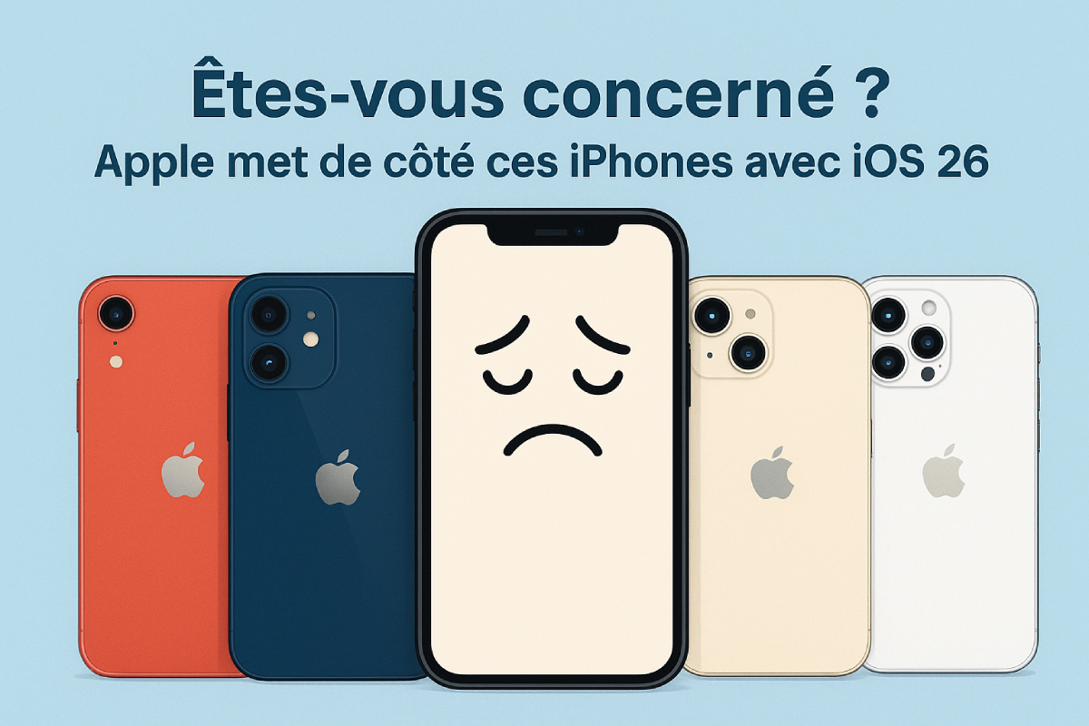     Êtes‑vous concerné ? Apple met de côté ces iPhones avec iOS 26
