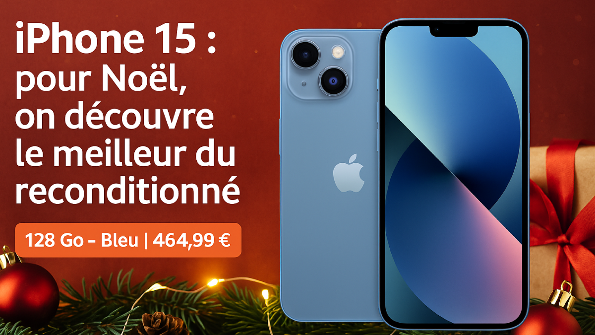 L'iPhone 15 pour Noël