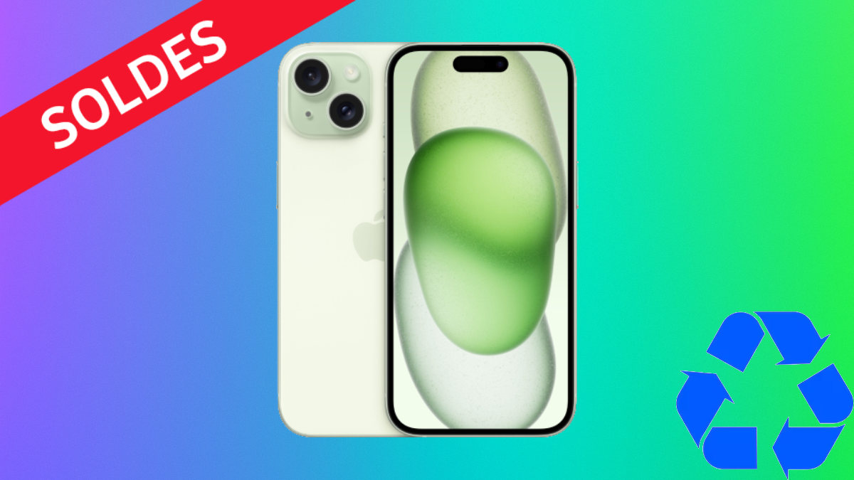 L'iPhone 15 pour les soldes sur CertiDeal