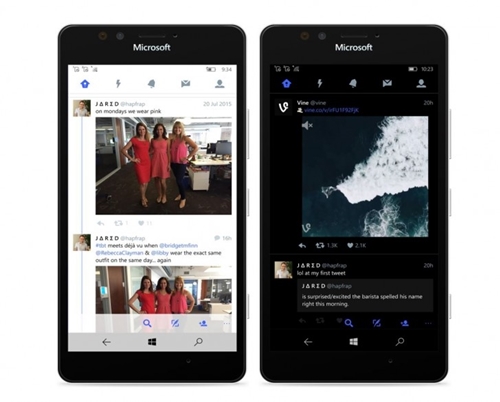 Twitter met à jour son application pour Windows 10 Mobile