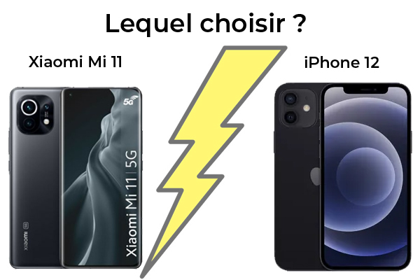 Xiaomi Mi 11 contre iPhone 12, lequel est le meilleur ?