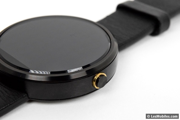 Motorola Moto 360 : bouton