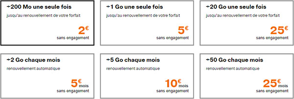 Orange offre plus de data dans ses options Internet pour forfait mobile