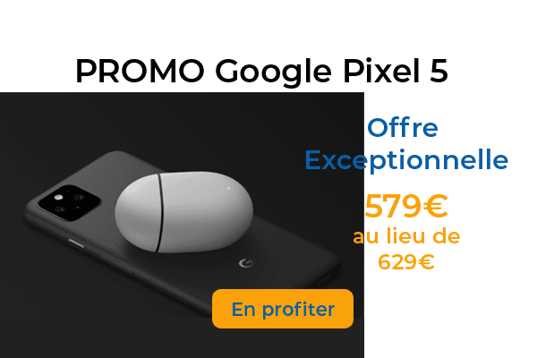 Exceptionnel, le prix du Google Pixel 5 est enfin en baisse de 50€