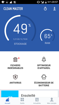 Wiko Ufeel : Clean Master