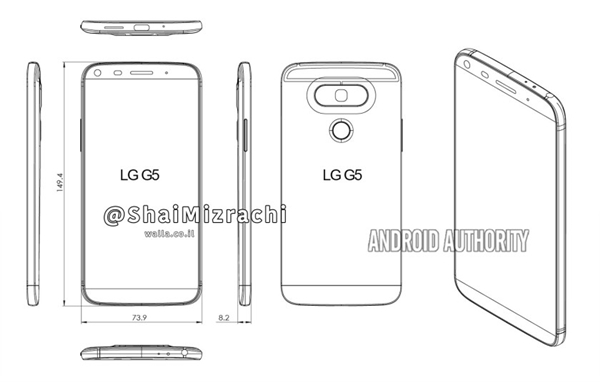 LG G5 : encore des images, et encore beaucoup de changements depuis le G4