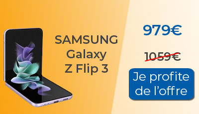 Le Samsung Galaxy Z Flip 3 est en promotion chez Samsung