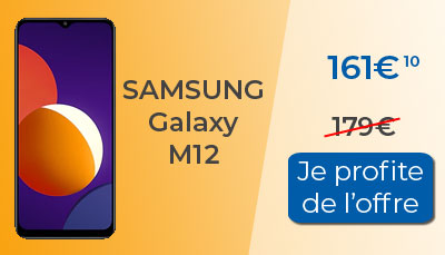 Samsung Galaxy M12 en promotion