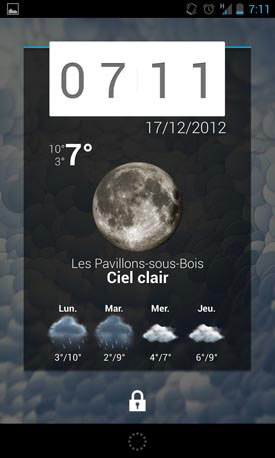 LG Google Nexus 4 : système d'exploitation + interface utilisateur + nouveautés d'Android 4.2 Jelly Bean