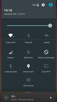 Alcatel OneTouch GO Play : réglages rapides