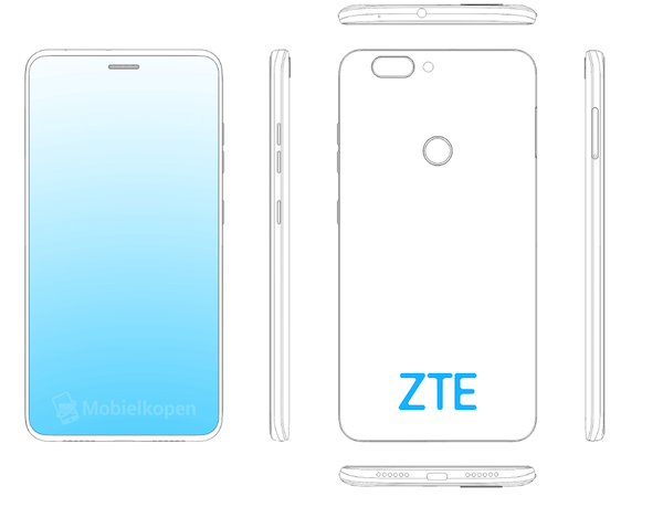 ZTE imagine une autre façon d’utiliser le trou d'un écran de smartphone