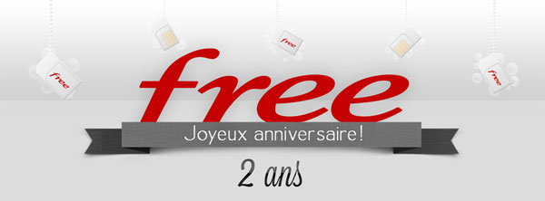 Free Mobile fête ses 2 ans et compte 7,5 millions de clients