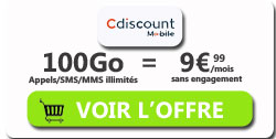 promos forfaits 100Go
