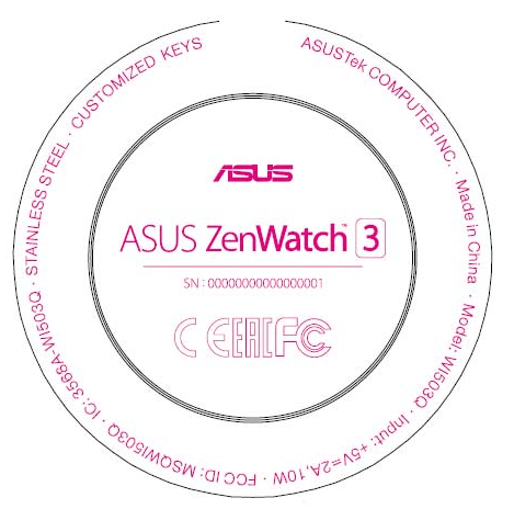 Asus ZenWatch 3 : la première montre ronde d'Asus se prépare pour l'IFA