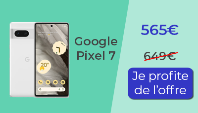 Google Pixel 7 promotion soldes