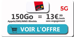 promo forfait NRJ Mobile 150Go