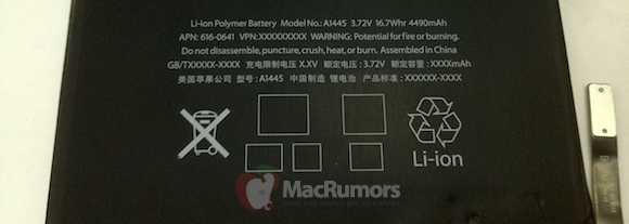 iPad Mini : la batterie supposée fait le tour des interwebs