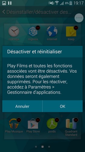 Samsung Galaxy S5 : interface Touchwiz