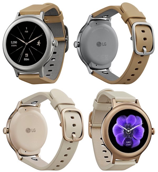 Deux coloris de la LG G Watch Style dévoilés