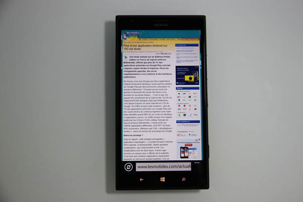 Nokia Lumia 1520 : écran