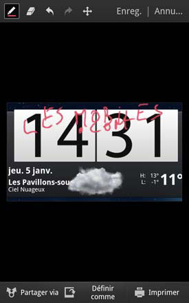 Samsung Galaxy Note test mi-tablette mi-smartphone écran tactile super amoled 5,3 pouces stylet s pen