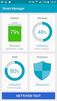 Samsung Galaxy A5 (2016) interface