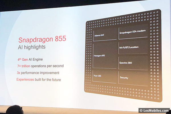 Qualcomm Snapdragon 855 Intelligence artificielle