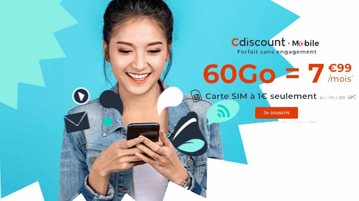 Cdiscount Mobile lance un nouveau forfait pas cher à l'occasion des soldes d'été 2023