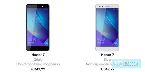 Honor 7 : enfin un prix en euros !