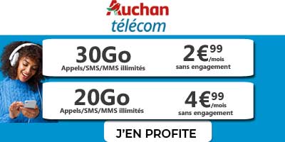 promos forfaits auchan 5 euros
