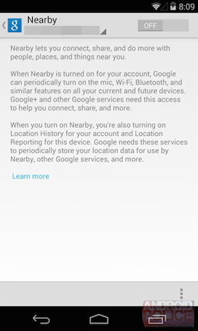 Google Nearby