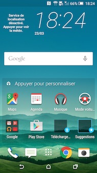 HTC One M9 interface