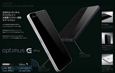 Optimus G Pro : une fuite de trop et le smartphone haut de gamme change de nom