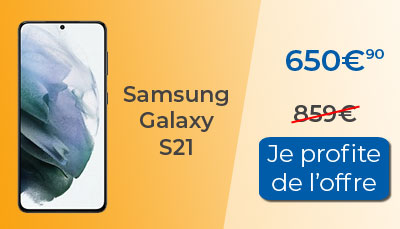 Samsung Galaxy S21 encore moins cher grâce au code promo Rakuten