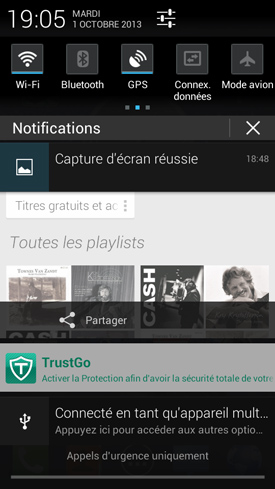 Wiko Cink Peax 2 : notification