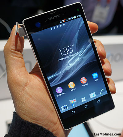 Prise en main Sony Xperia Z : enfin un smartphone Android parfait de la part du constructeur japonais ? (CES 2013)