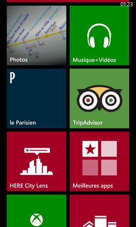 Nokia Lumia 720 Home